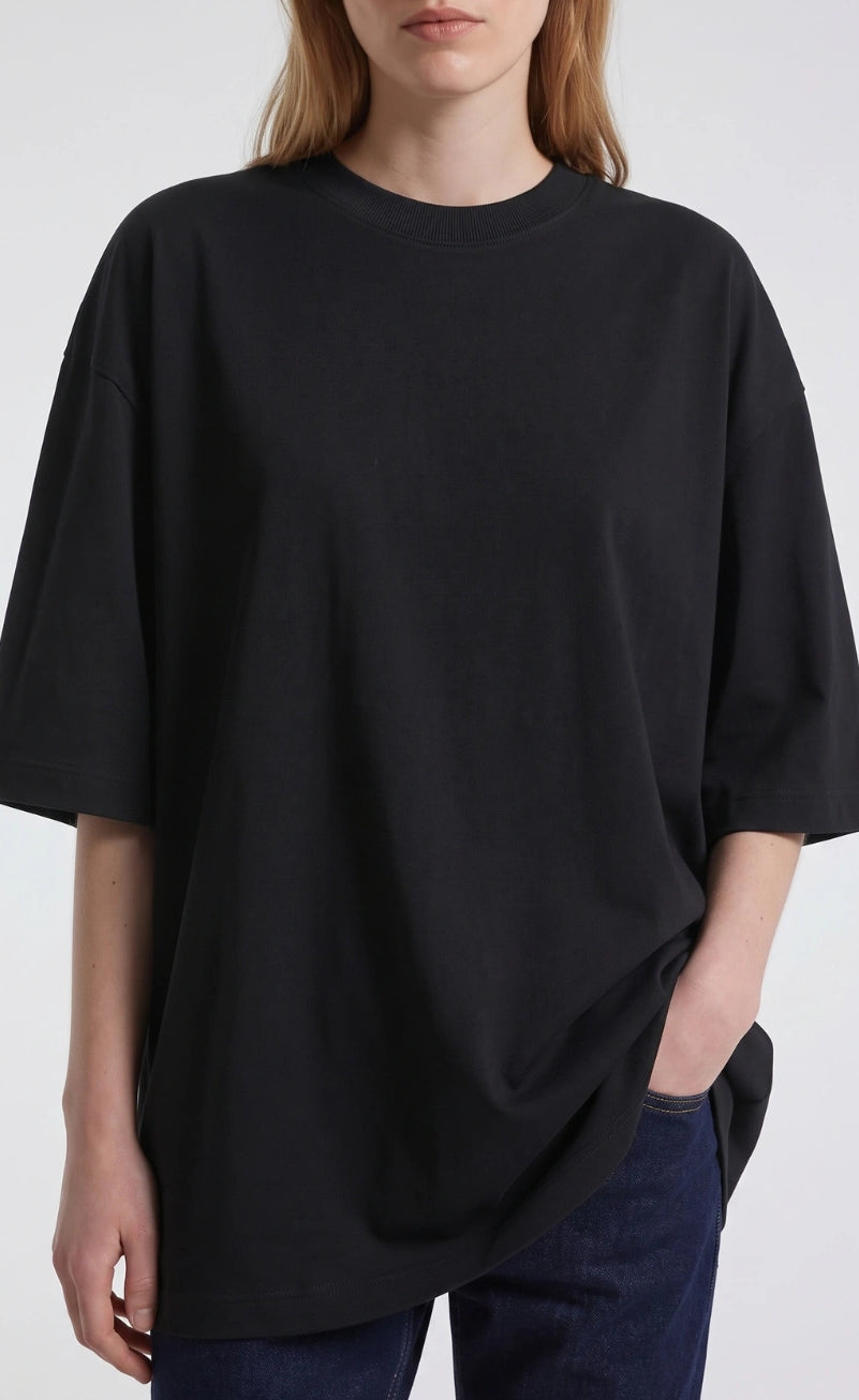 Basic Oversized Tee - Black