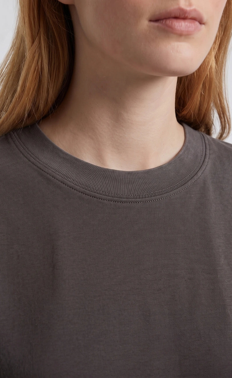 Basic Oversized Tee - Brown
