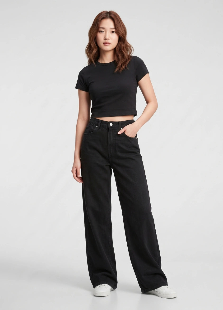 WIDE LEG JEANS