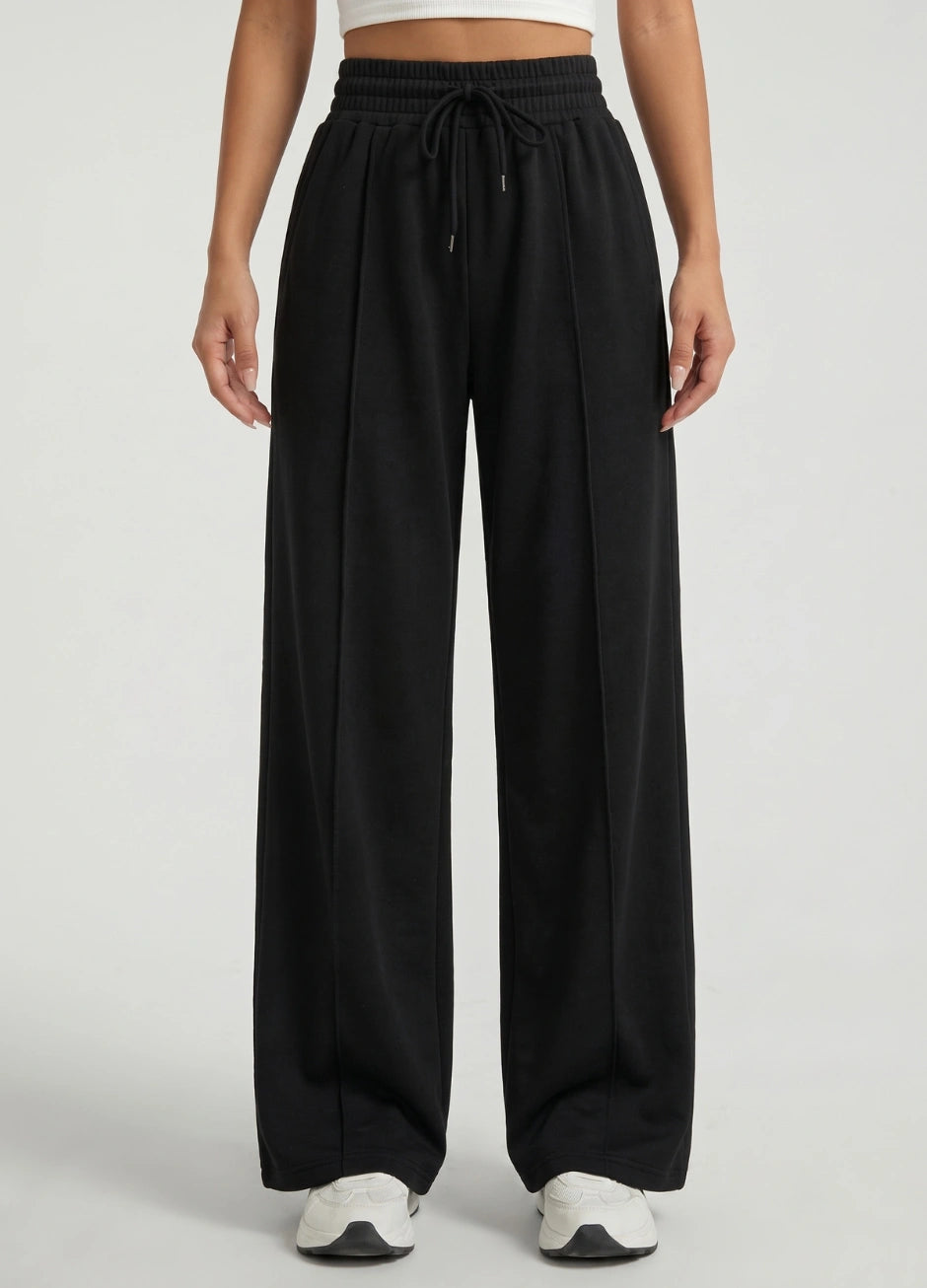 Wide Leg High-Waist Sweatpant