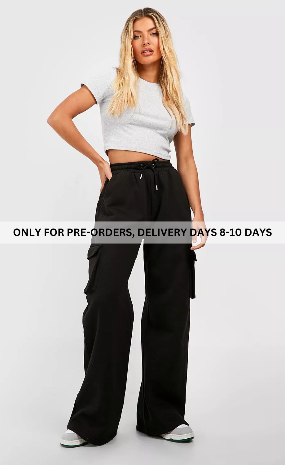 WIDE LEG CARGO JOGGER