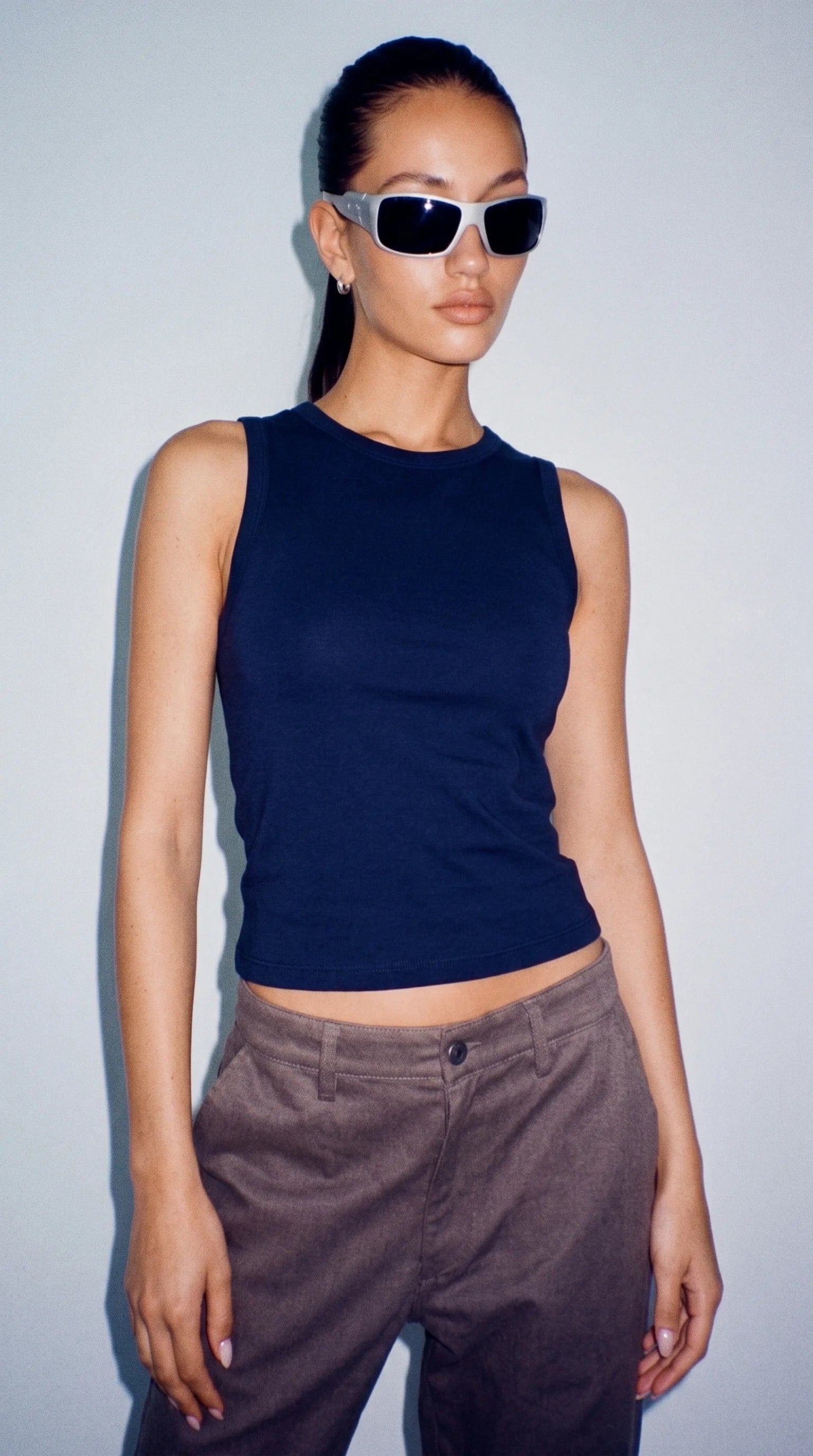 Essential Tank Top | Navy Blue