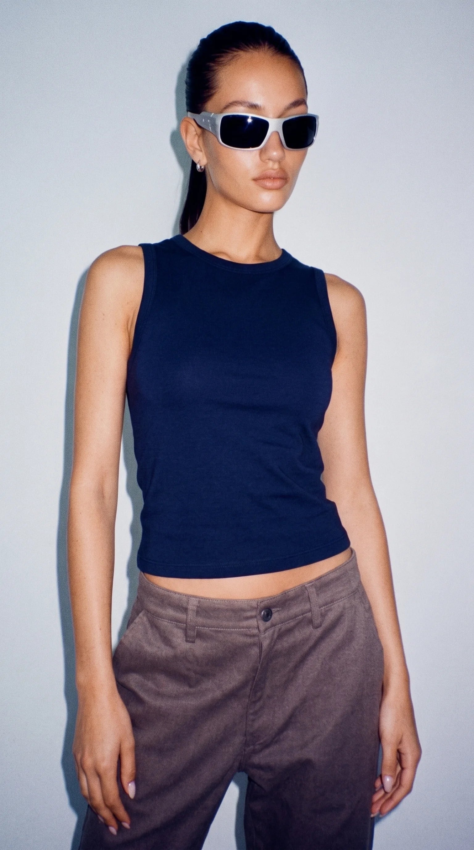 Essential Tank Top | Navy Blue