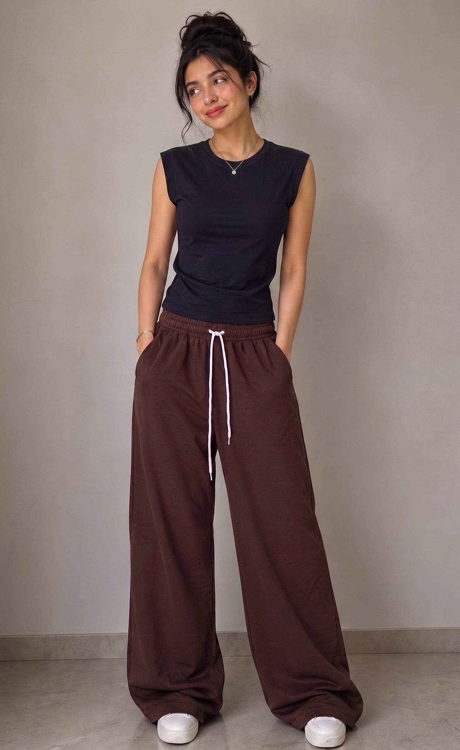 Essential Co-Ord Set | Black & Brown