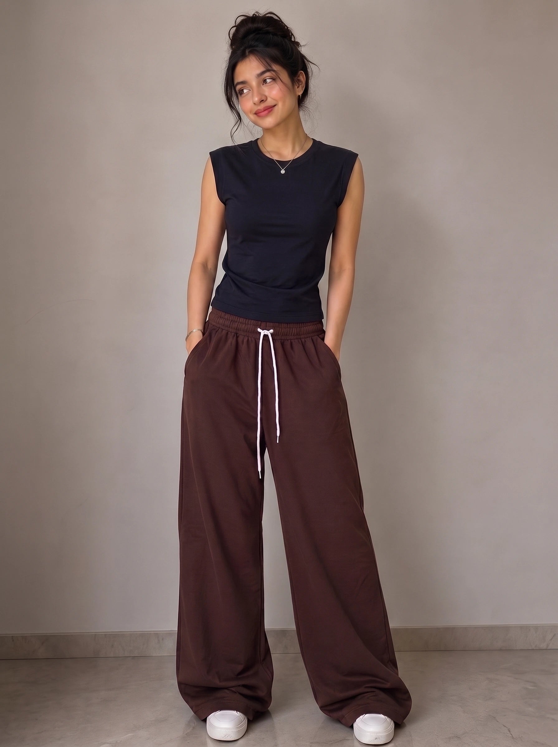 Essential Co-Ord Set | Black & Brown