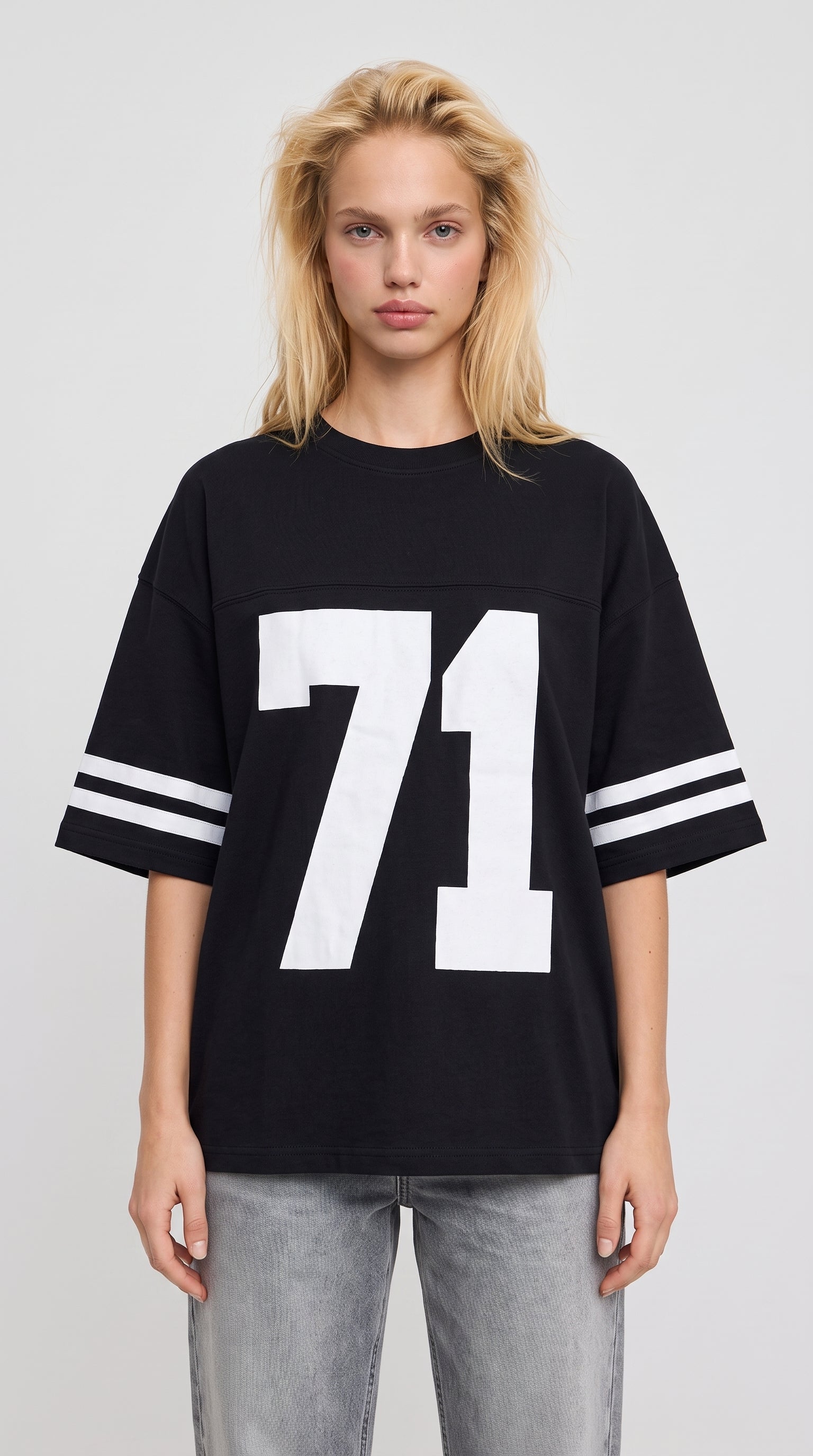 Athletic 71 Oversized Tee | Black