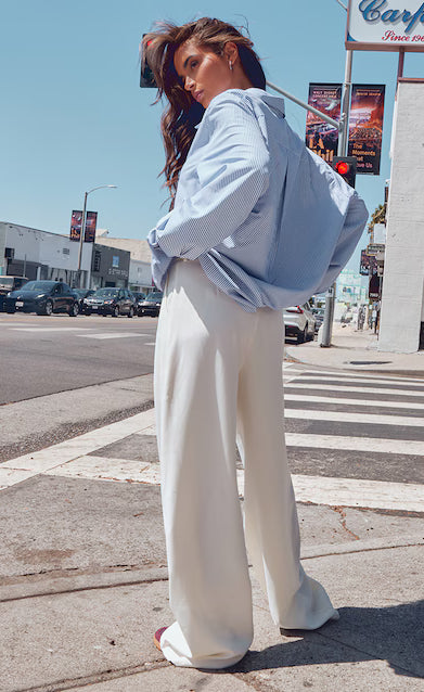 D600 Oversized Stripe Shirt