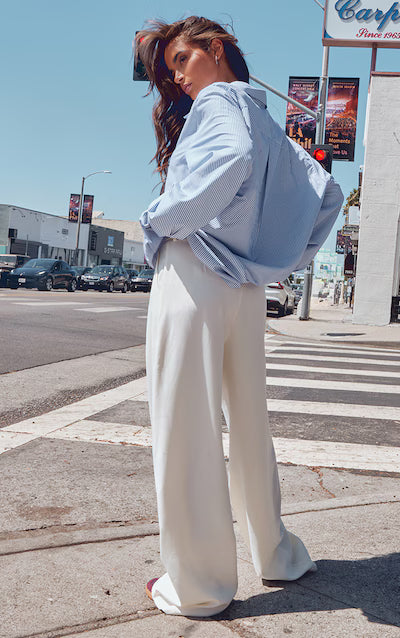 D600 Oversized Stripe Shirt