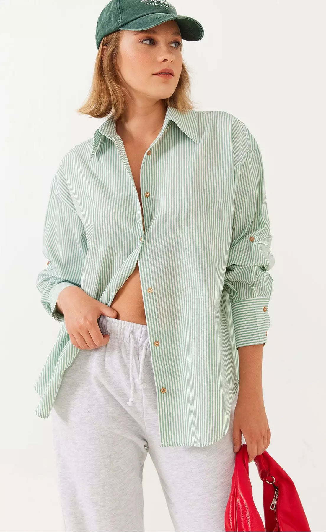 D600 Oversized Stripe Shirt