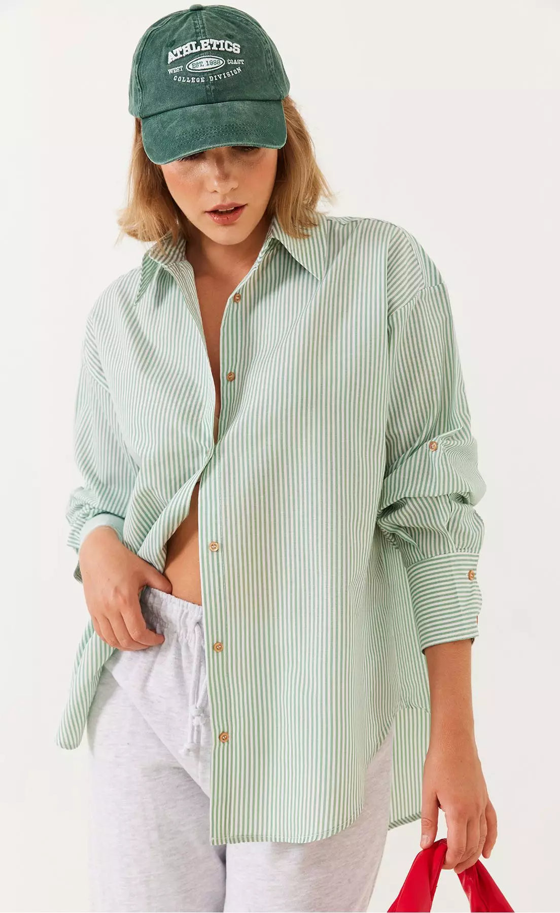 D600 Oversized Stripe Shirt