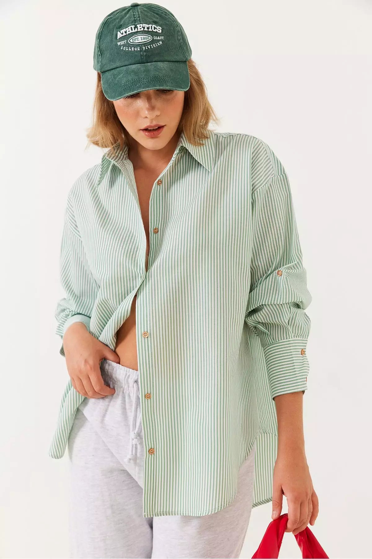 D600 Oversized Stripe Shirt