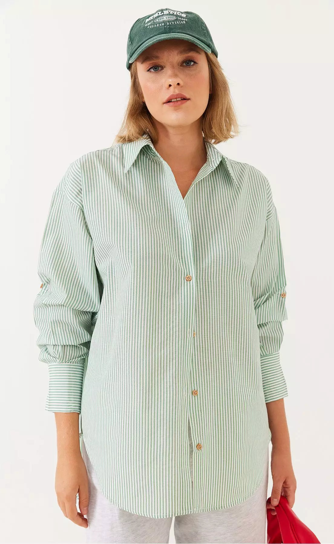 D600 Oversized Stripe Shirt