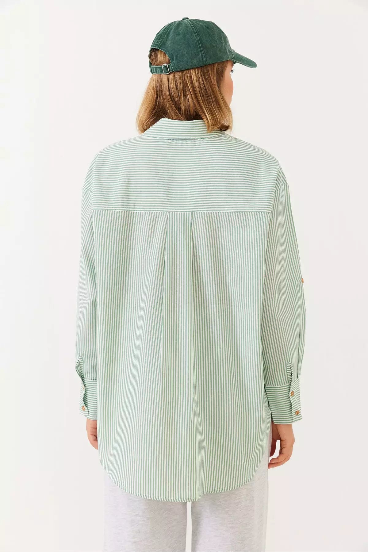 D600 Oversized Stripe Shirt
