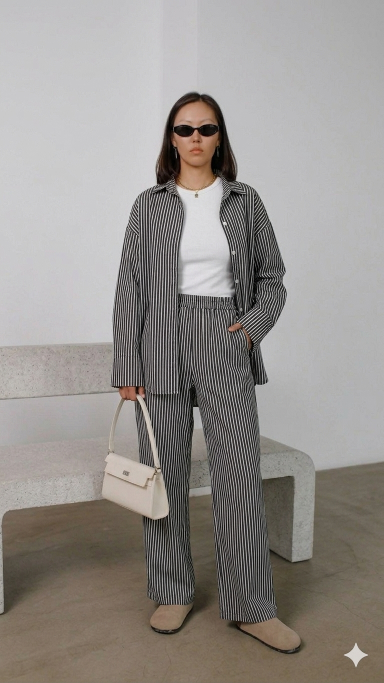 Oversized Textured Co-Ord Set