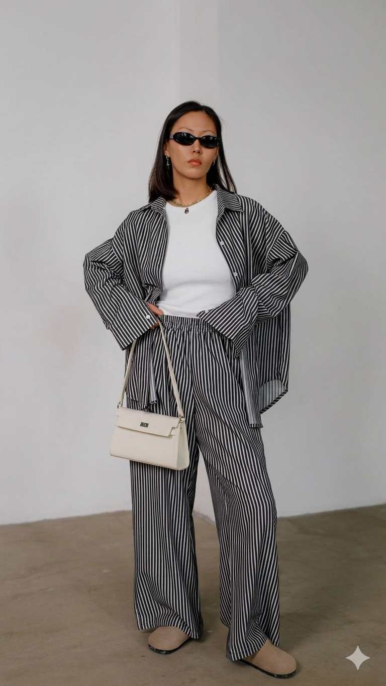 Oversized Textured Co-Ord Set