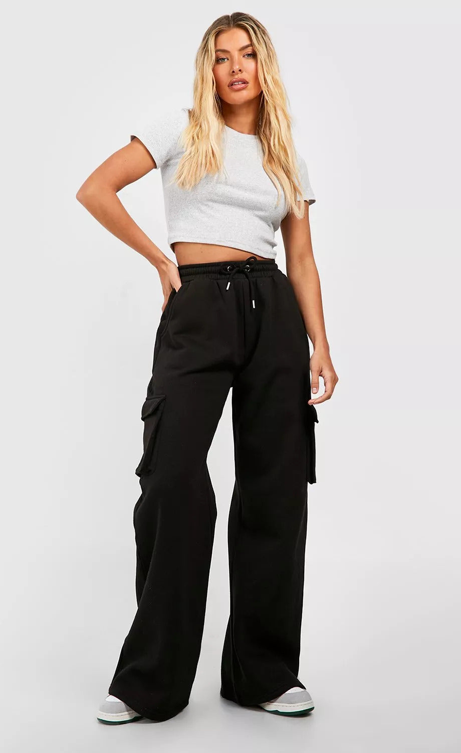 WIDE LEG CARGO JOGGER