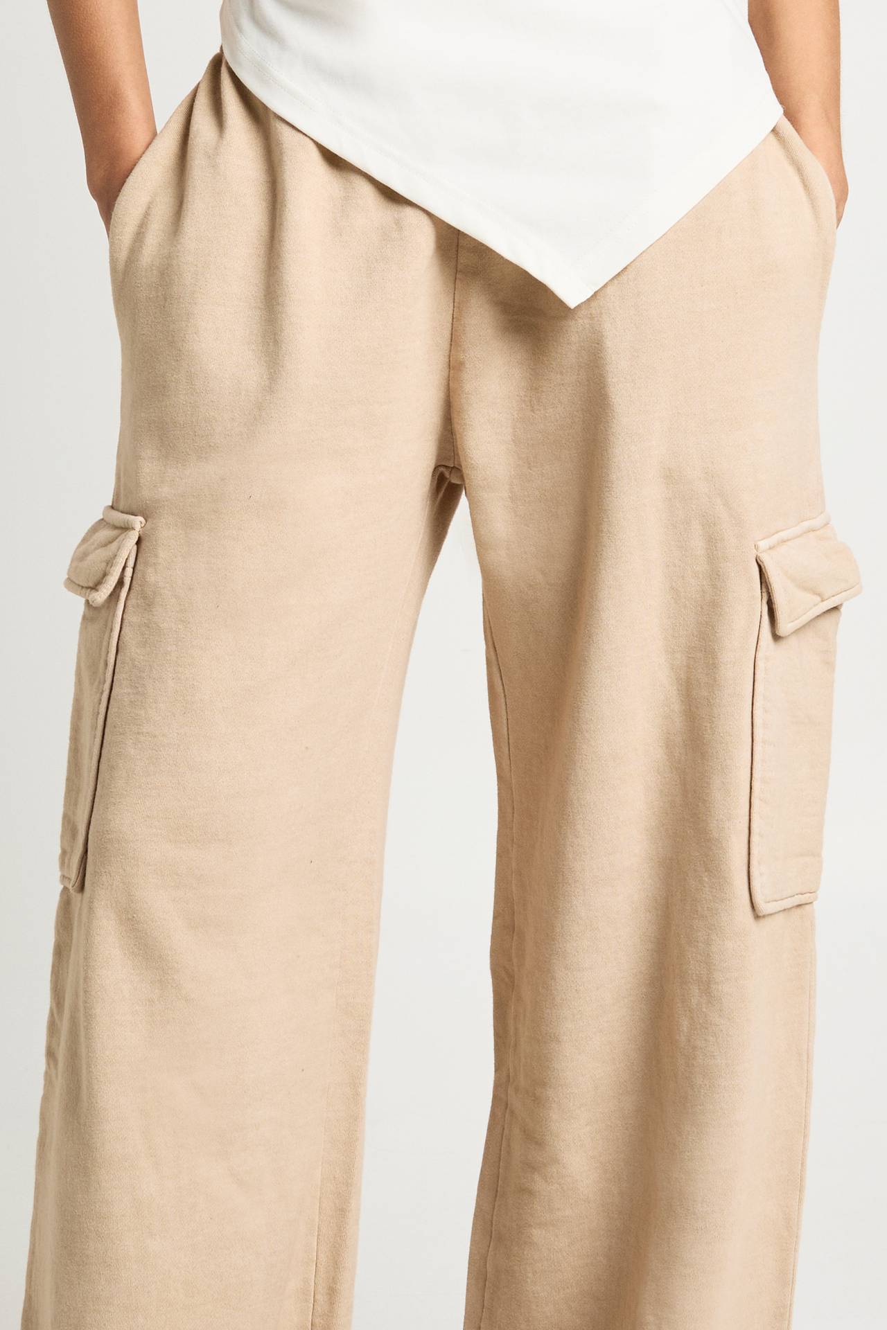 D600 Baggy Wide Leg Cargo Trouser