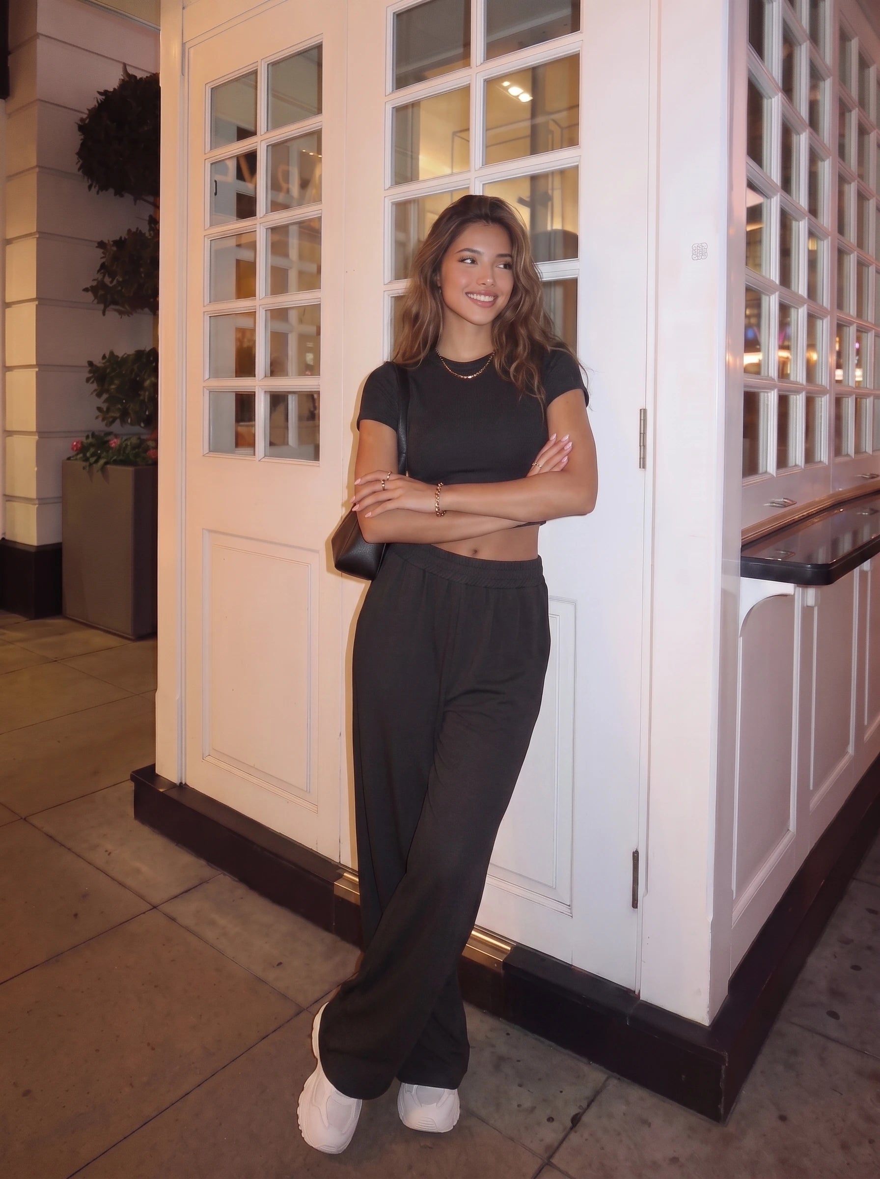 Essential Relaxed Co-Ord Set | Black