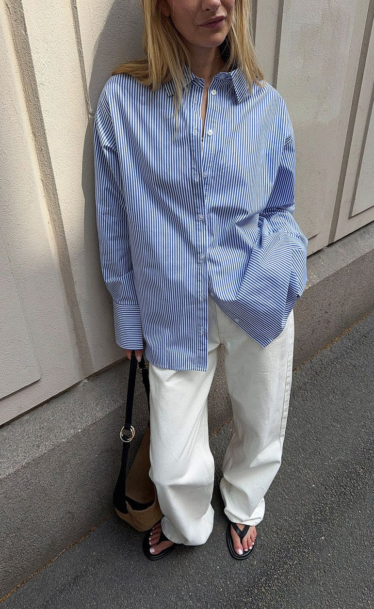D600 Oversized Stripe Shirt