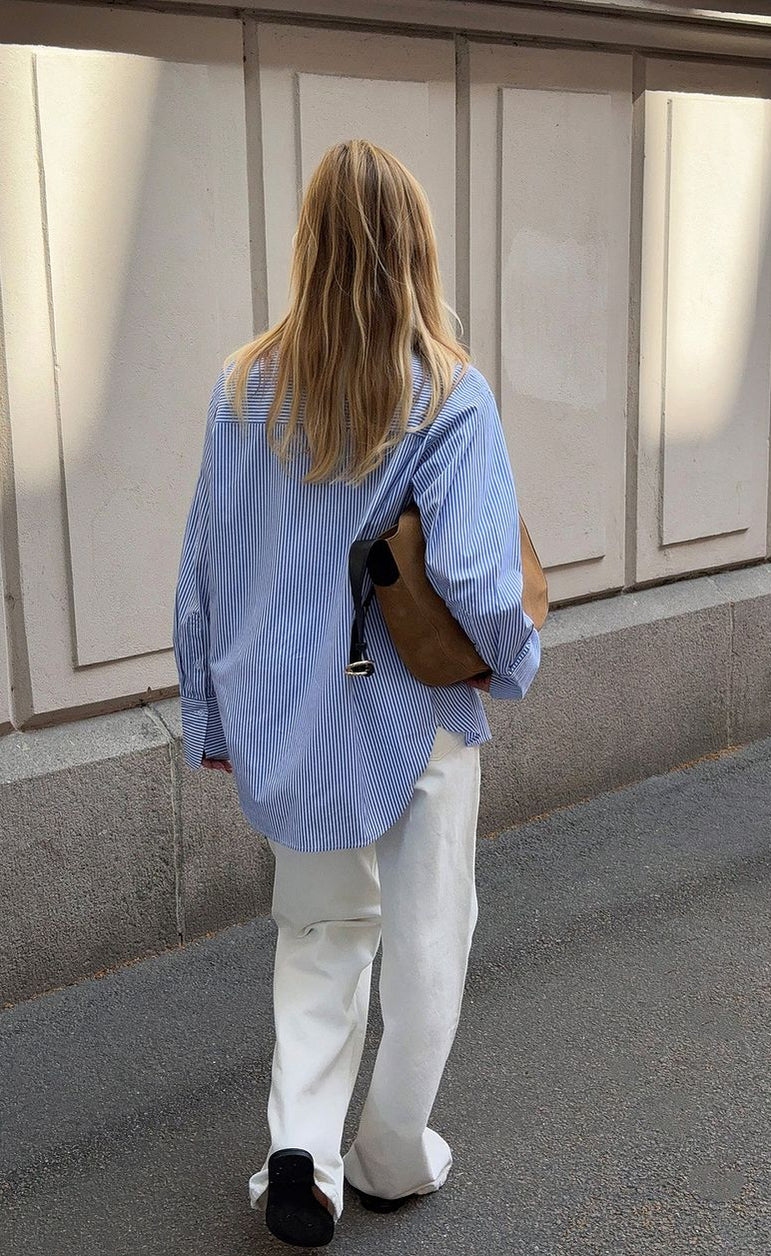 D600 Oversized Stripe Shirt