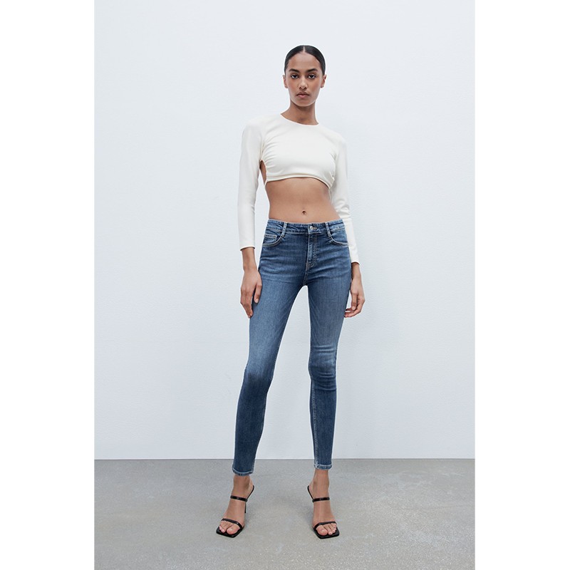 Zara High-Rise Skinny Jeans