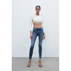 Zara High-Rise Skinny Jeans