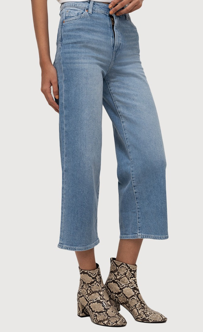 h&m wide leg high waisted jeans